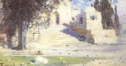 Temple in Palestine (nn02) Vasilii Polenov